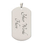 To My Husband - Gift For Husband - Dog Tag