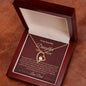 Gift for Daughter | Forever Love Necklace with On Demand Message Card