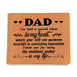 DAD: Graphic Leather Wallet- V2