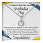 To My Beautiful Daughter: Graduation Eternal Hope Necklace