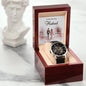 To My Amazing Husband - Gift For Husband - Men's Openwork Watch