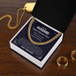 To My Husband - Gift For Husband - Happy Valentine's Day - Cuban Link Chain