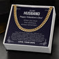 To My Husband - Gift For Husband - Happy Valentine's Day - Cuban Link Chain