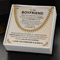 To My Boyfriend - Gift for Boyfriend - Cuban Link Chain