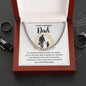 To My Amazing Dad: Cuban Link Chain (OREO + LUX BOX + LENGTH EXTENSION)