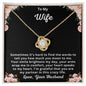 Gift for Wife / Love Knot Necklace (Yellow & White Gold Variants)