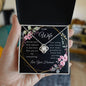 Gift for Wife/ Love Knot Necklace (Yellow & White Gold Variants)