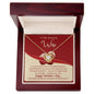 To My Wife - Gift For Wife - Happy Valentine's Day - Love Knot Necklace