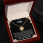 Gift for Wife / Love Knot Necklace (Yellow & White Gold Variants)