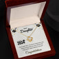 Dear Daughter: Graduation Love Knot Necklace (Yellow & White Gold Variants)