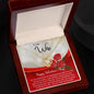 To My Wife - Gift For Wife - Happy Valentine's Day - Love Knot Necklace