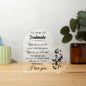 To My Soulmate - Gift For Soulmate - Acrylic Heart Plaque