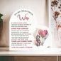 To My Beautiful Wife - Gift For Wife - Acrylic Heart Plaque