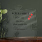 Never Forget | Acrylic Puzzle Plaque