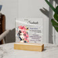 To My Soulmate - Acrylic Square Plaque