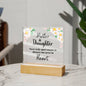 Mother & Daughter | Acrylic Square Plaque