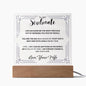 Gift for Him / Acrylic Square Plaque