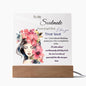 To My Soulmate - Acrylic Square Plaque