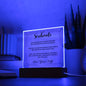 Gift for Him / Acrylic Square Plaque