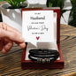 To My Husband - Gift For Husband - Happy Valentine's Day - Love You Forever Bracelet