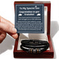 To My Special Son: Graduation Love You Forever Bracelet
