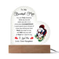 To My Beautiful Mom - Acrylic Heart Plaque - Happy Mother's Day