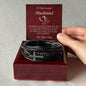 Gift for Husband | Men's Cross Bracelet