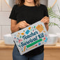 Teacher Survival Kit | Fabric Zippered Pouch Large