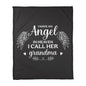 I HAVE AN ANGEL IN HEAVEN I CALL HER GRANDMA | Coral Fleece Blanket