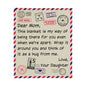 This blanket is my way | Jersey Fleece Blanket 50" x 60"