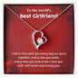 Best Girlfriend - Gift For Girlfriend - Forever Love Necklace