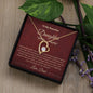 Gift for Daughter | Forever Love Necklace with On Demand Message Card