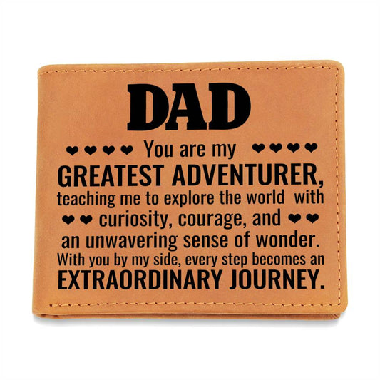 DAD: Graphic Leather Wallet