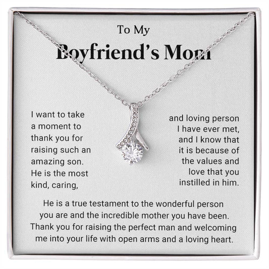 TO MY BOYFRIEND'S MOM - HAPPY MOTHER'S DAY - ALLURING BEAUTY NECKLACE