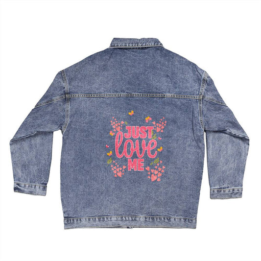 Just Love Me - Women's DTG Denim Jacket