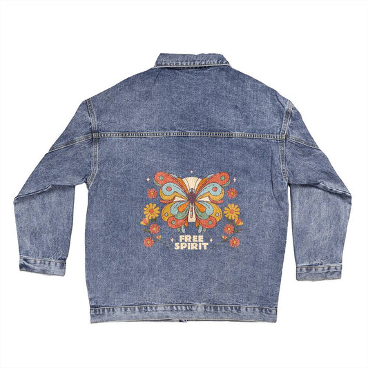 Free Sprit | Oversized Women's DTG Denim Jacket