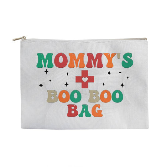 Mommy's Boo Boo Bag | Fabric Zippered Pouch Large