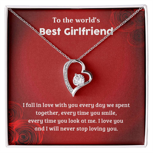 Best  Girlfriend - Gift For Girlfriend -  Forever Love Necklace